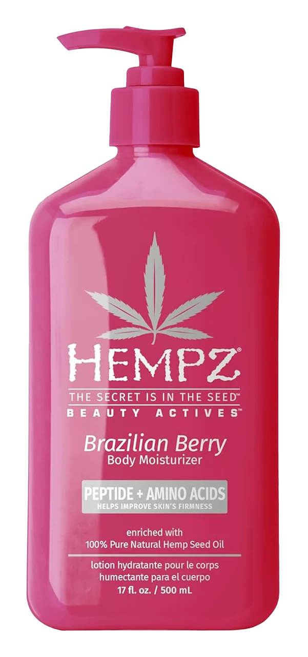 Beauty Actives Brazilian Berry Herbal Body Moisturizer with Peptides + Amino Acids - 17 oz