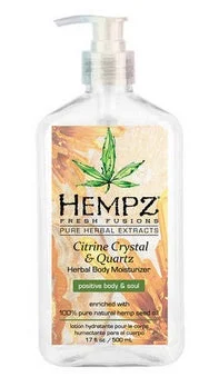 Hempz Citrine Crystal Herbal Body Moisturizer 17 oz