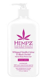 Hempz Whipped Vanilla Creme and Black Orchid Moisturizer 17 oz