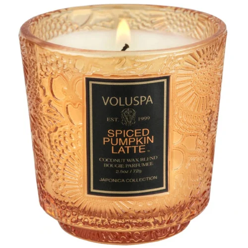 Voluspa Petite Pedestal Candle-Spiced Pumpkin Latte