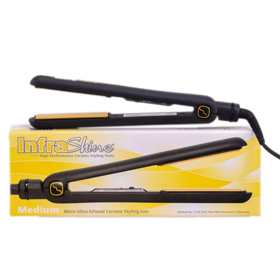 Original Far-Infrared Ceramic Flat Iron - Size : 1 inch Medium