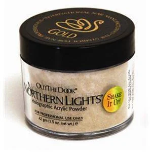 INM OUT THE DOOR ACRYLIC POWDER NORTHERN LIGHTS GOLD 1.5 OZ