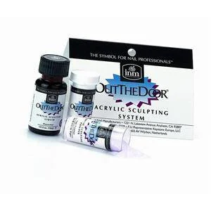 INM OUT THE DOOR ACRYLIC TRIAL SIZE KIT PINK WHITE