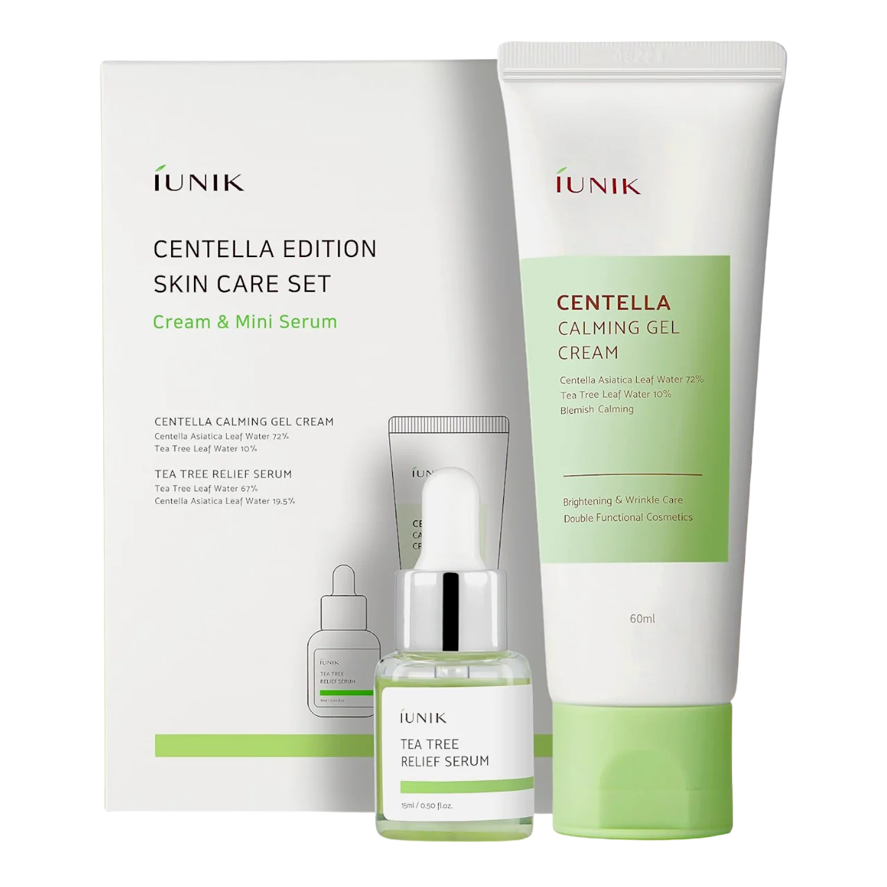 Centella Edition Skincare Cream & Mini Serum Set - Set