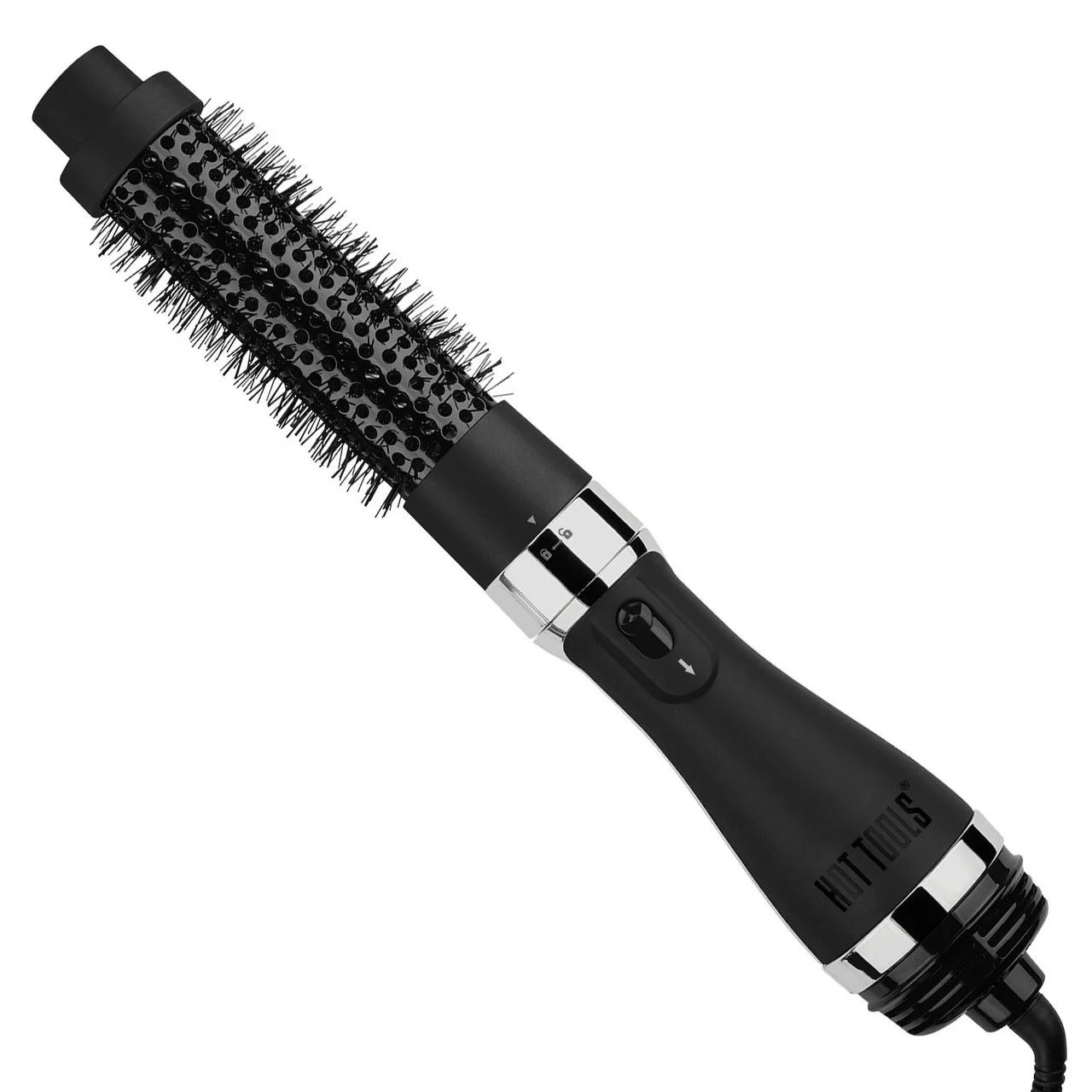 Pro Artist Black-Gold One-Step Detachable Round Brush Dryer And Styler - HT1208BG