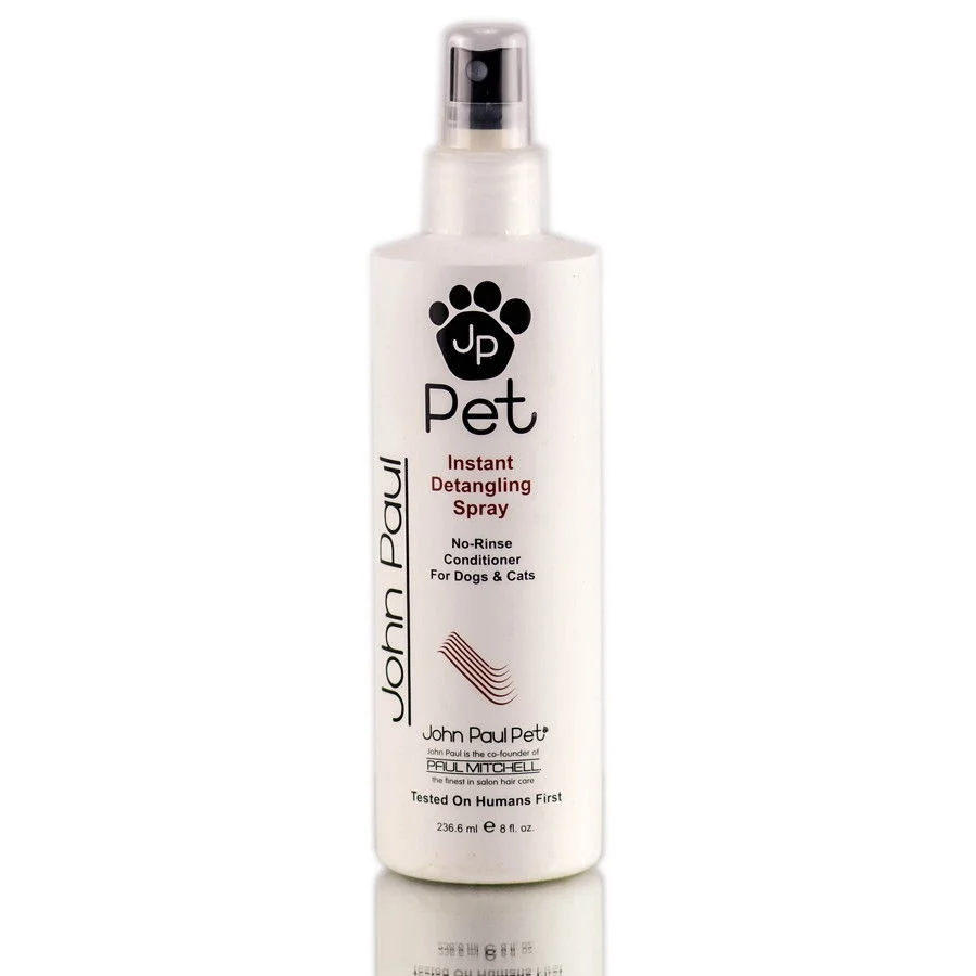 Instant Detangling Spray - No Rinse Grooming Aid - Size : 8 oz