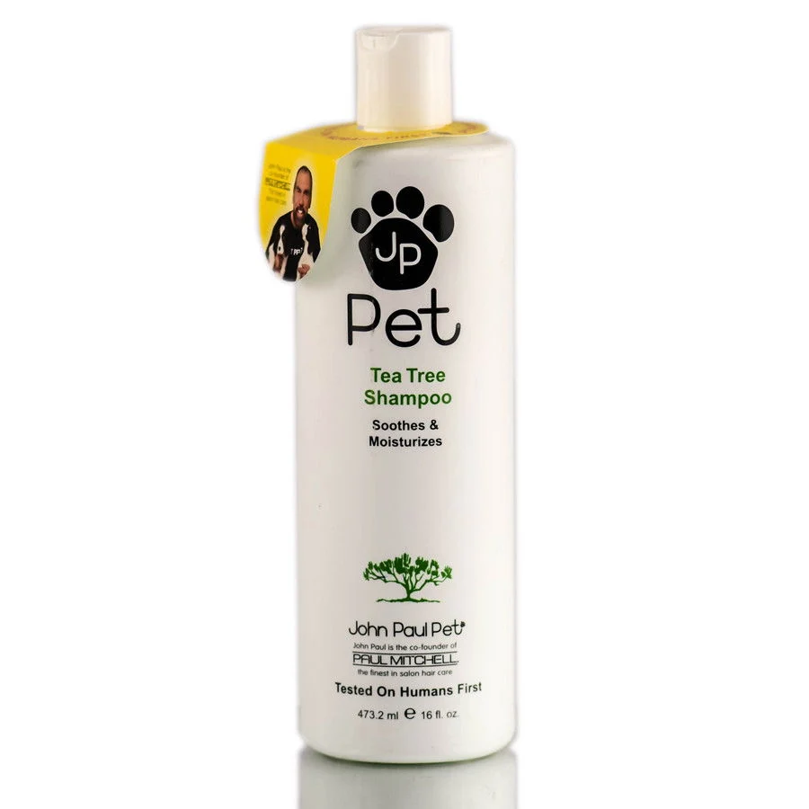 Tea Tree Treatment Shampoo For Fleas, Ticks, and Hotspots - Size : 16 oz