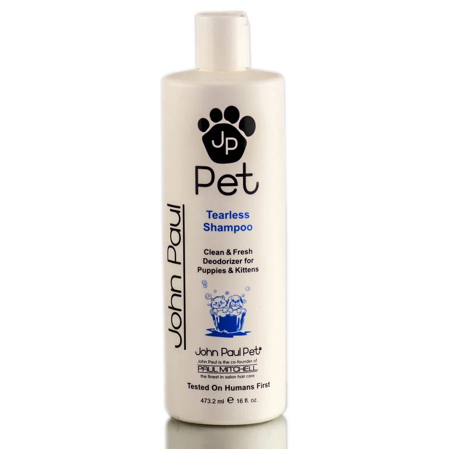 Tearless Puppy & Kitten Shampoo - gentle care for dogs & cats for any age - Size : 16 oz