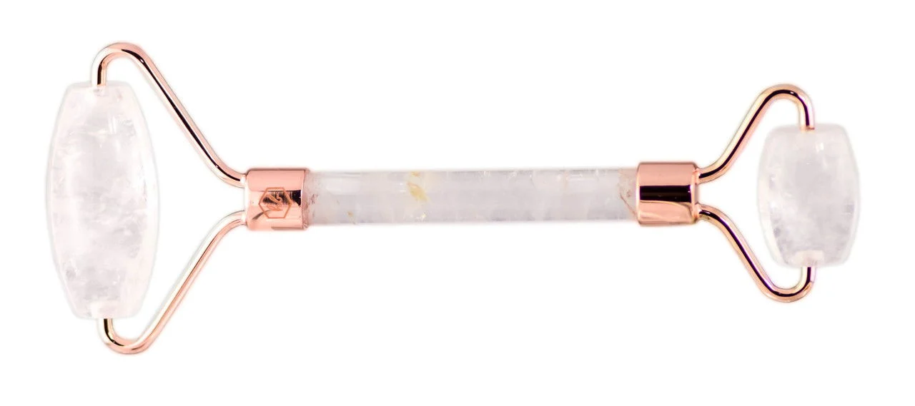 Clear Quartz Facial Roller - Clear Quartz