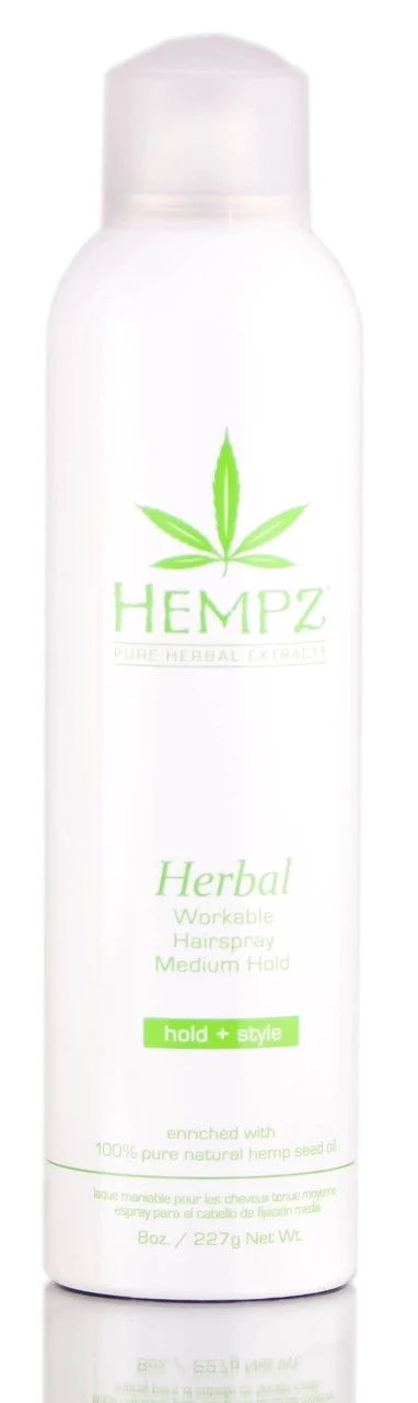 Hempz Herbal Workable Medium Hairspray - 8 oz