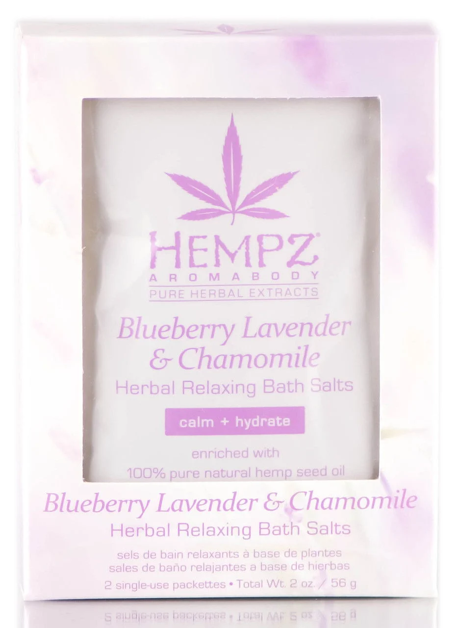 Hempz Blueberry Lavender & Chamomile Herbal Relaxing Bath Salts - 2 pack