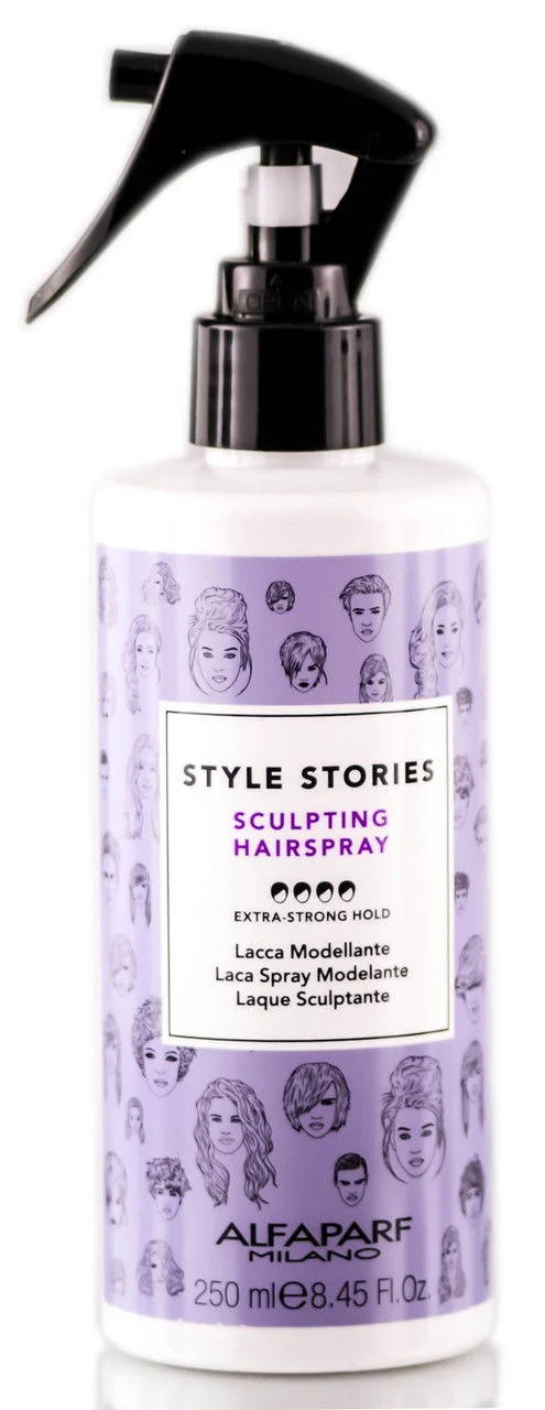 Alfaparf Style Stories Sculpting Hairspray Extra Strong Hold - 8.45 oz
