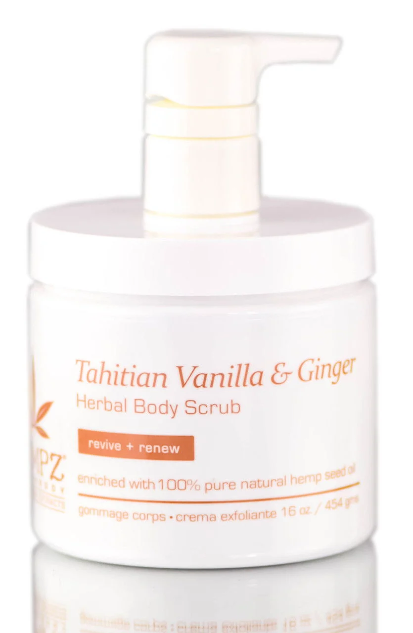 Hempz Tahitian Vanilla & Ginger Herbal Body Scrub - 16 oz
