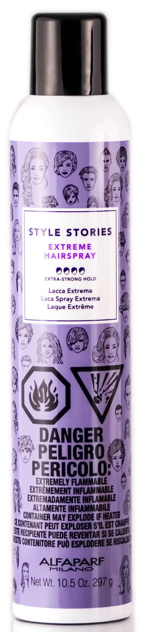 Alfaparf Style Stories Extreme Hairspray Extra Strong Hold - 10.5 oz