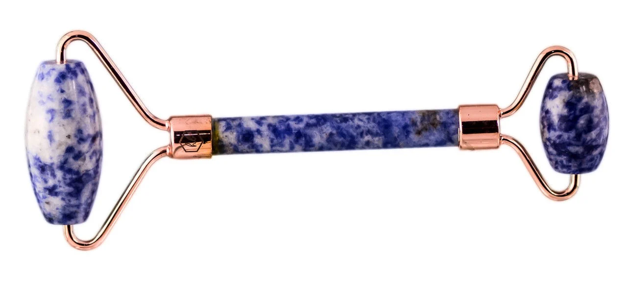 Blue Spot Jasper Facial Roller - Blue Spot Jasper