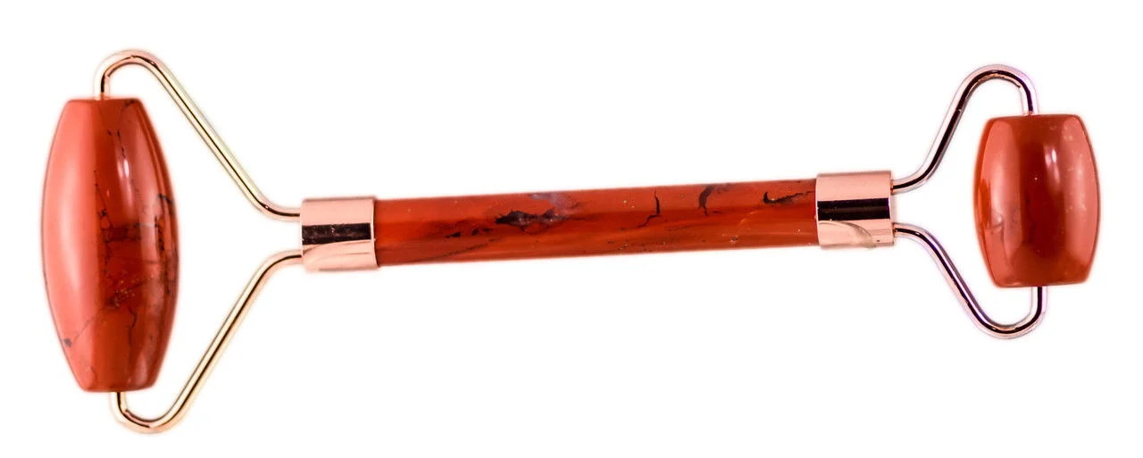 Red Jasper Facial Roller - Red Jasper