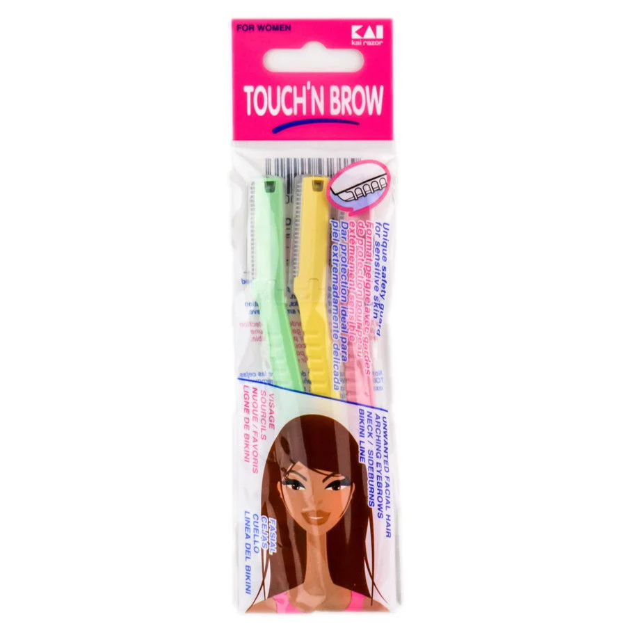 Razor Touch N Brow For Women - Option : 3 Pack