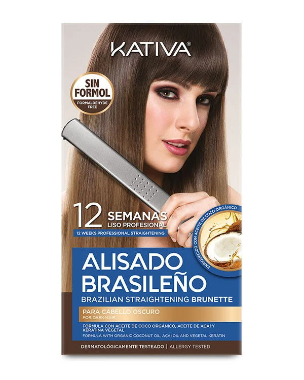Brazilian Straightening Brunette Kit - For Dark Hair