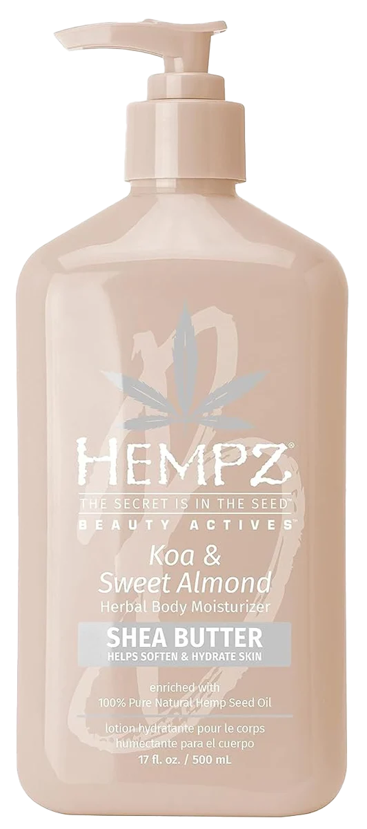 Beauty Actives Koa & Sweet Almond Shea Butter Herbal Body Moisturizer - 17 oz