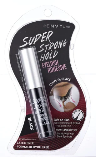 Kiss i ENVY Super Strong Hold Eyelash Glue (Black), KPEG05