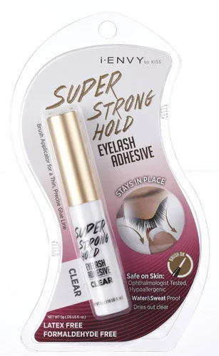 Kiss i ENVY Super Strong Hold Eyelash Glue (Clear), KPEG06