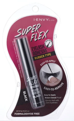 Kiss i ENVY Super Strong Flex Eyelash Glue (Black), KPEG07