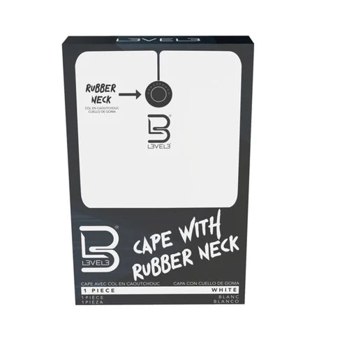 L3VEL3 White Cape with Rubber Neck