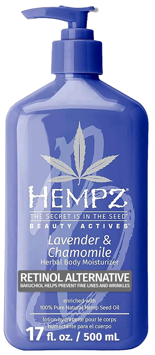 Beauty Actives Lavender & Chamomile Herbal Body Moisturizer Retinol Alternative - 17 oz