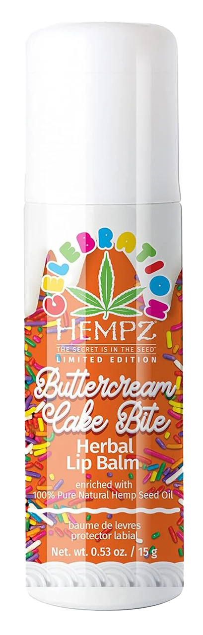 Buttercream Cake Bite Herbal Lip Balm - 0.53 oz