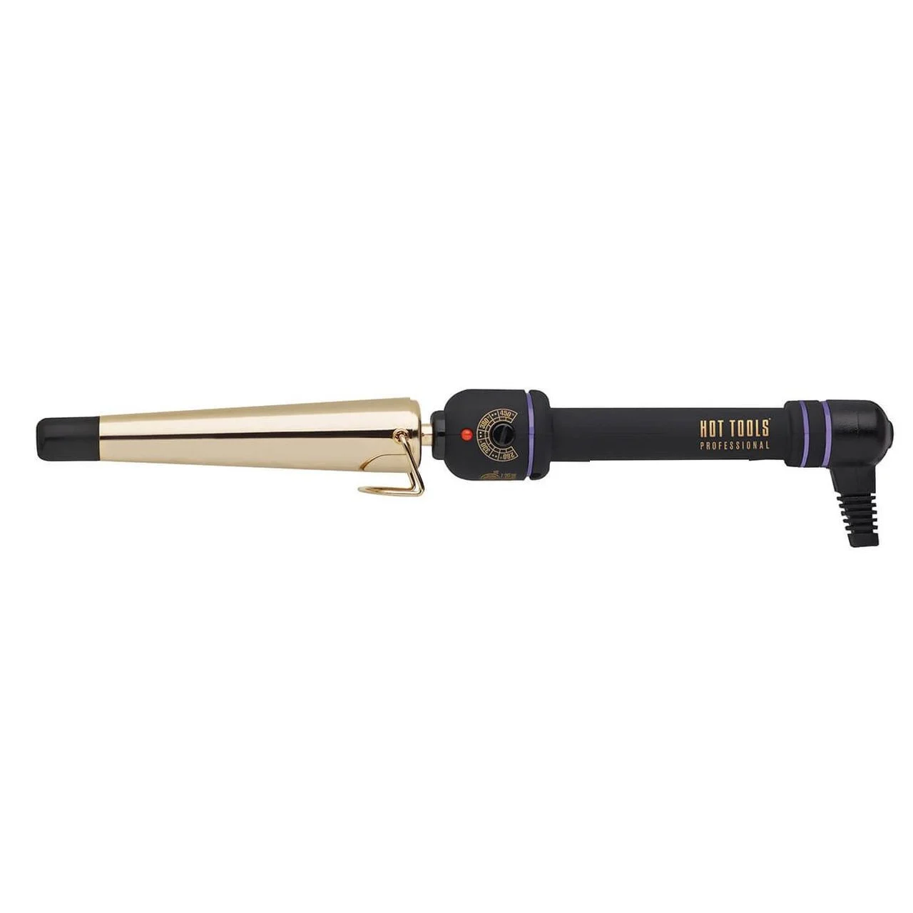 Pro 24K Large Gold Tapered Curling Iron - Large 1 1/4"