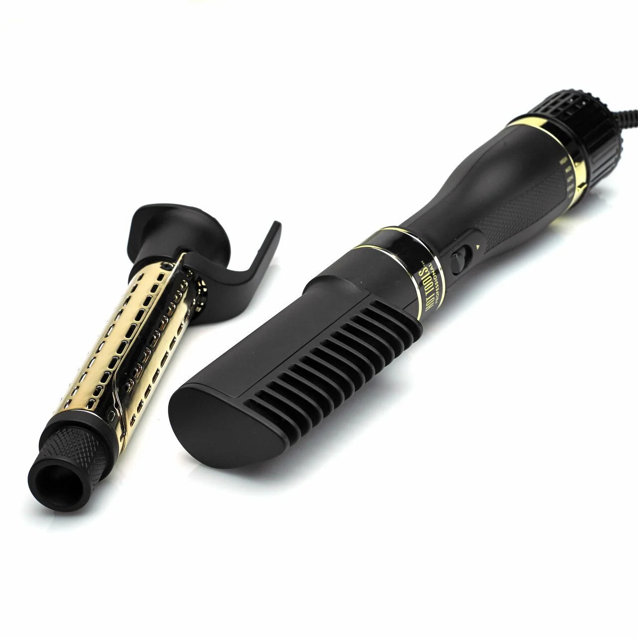 Pro Artist 24K Gold Collection One Step Detachable Dryer & Curler - HTDR7006G