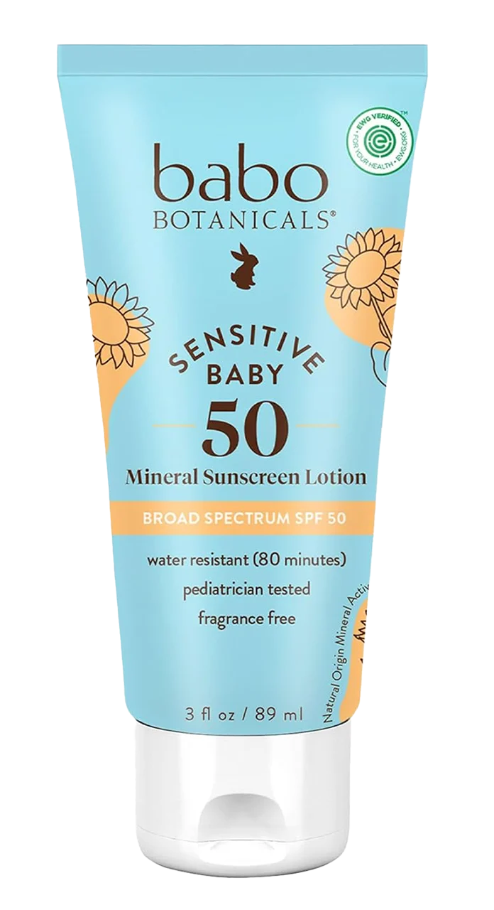 Sensitive Baby Mineral Sunscreen Lotion SPF 50 - 3 oz