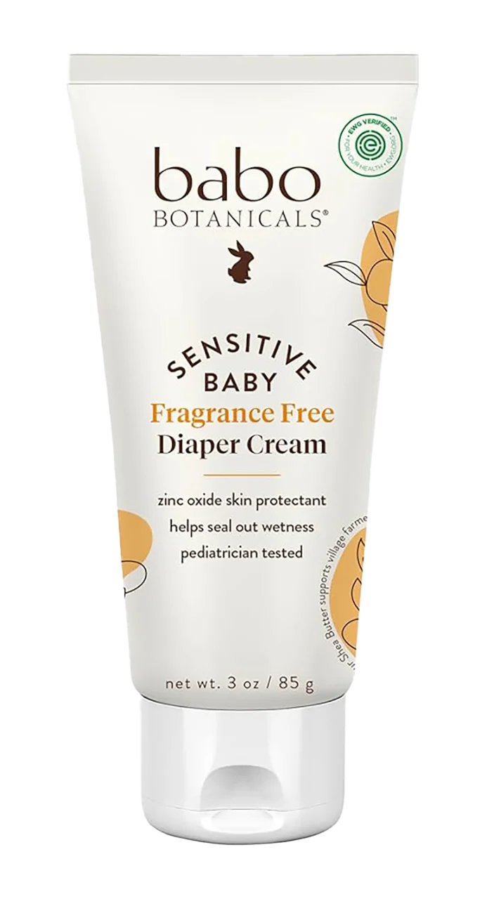 Sensitive Baby Diaper Rash Cream Frangrance Free - 3 oz