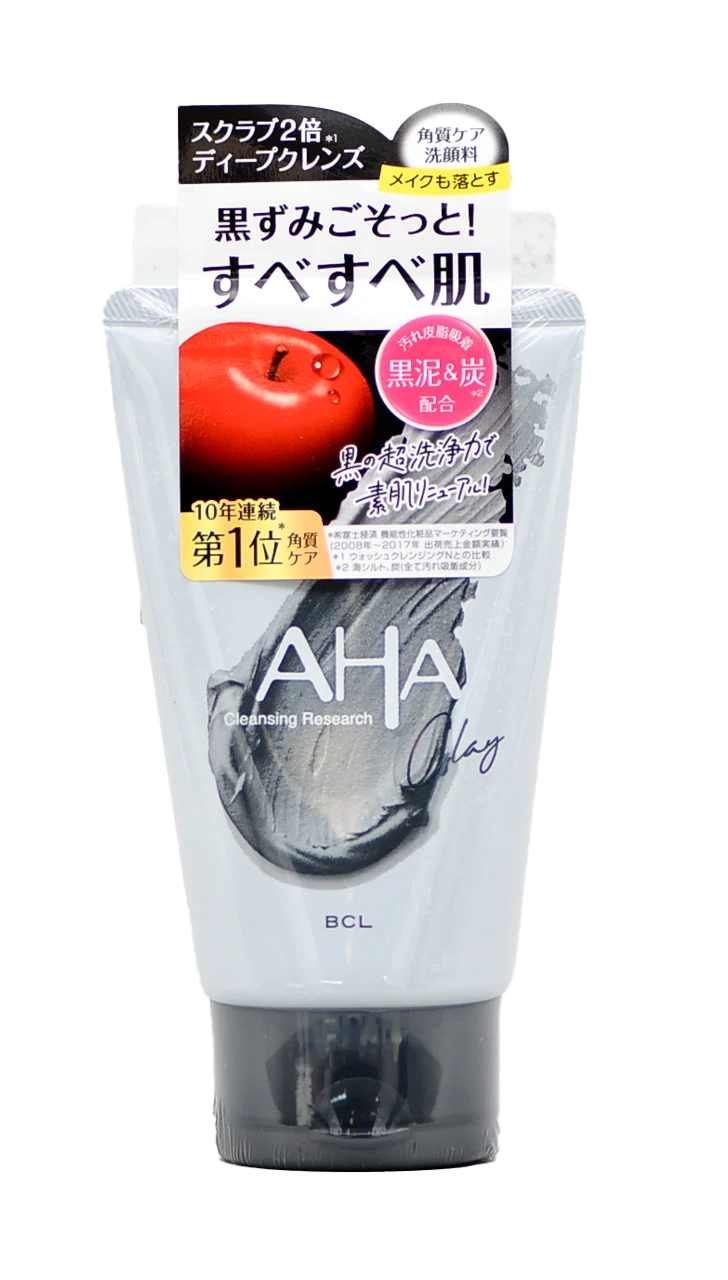 AHA Cleansing Research Clay Face Cleansing Foam Black - 4.2 oz