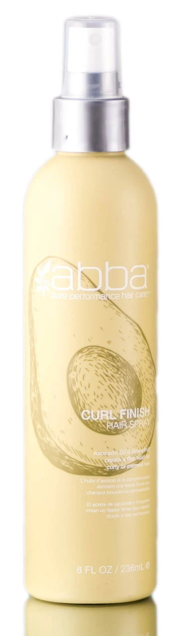 Curl Finish Hair Spray - Avocado Oil & Grapefruit Create a Firm Hold for Curly or Permed Hair - 8 oz