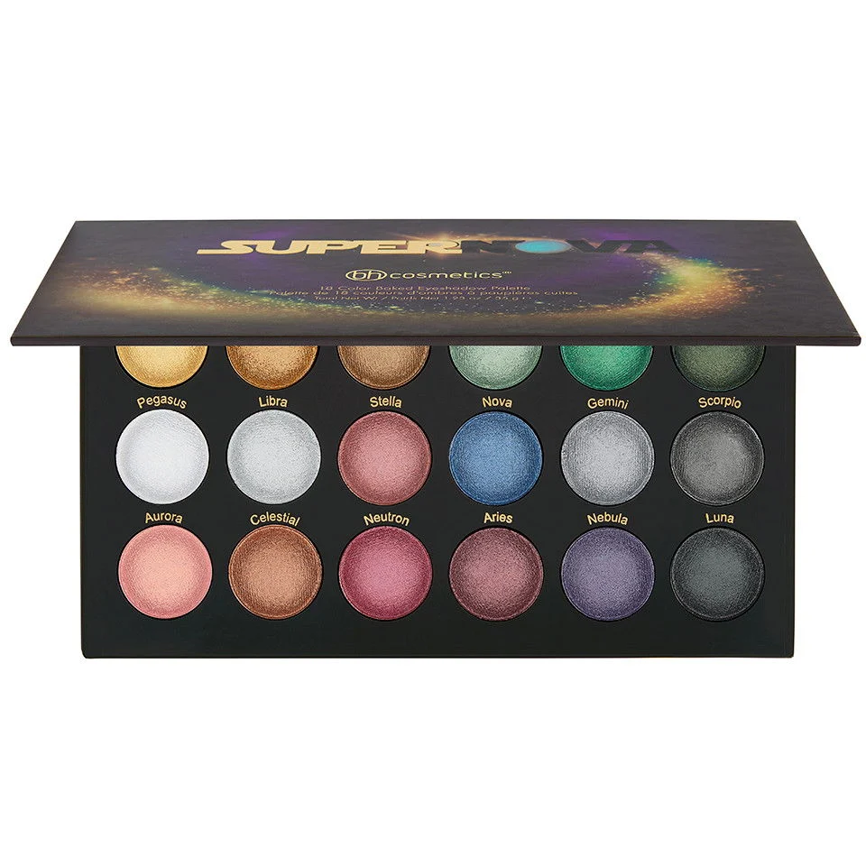Supernova 18 Color Baked Eyeshadow Palette - Option : Supernova
