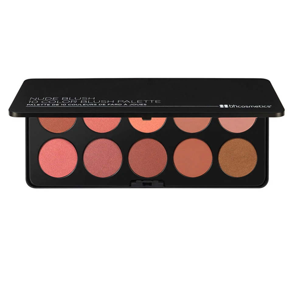 Nude Blush 10 Color Blush Palette - Option : Nude Blush