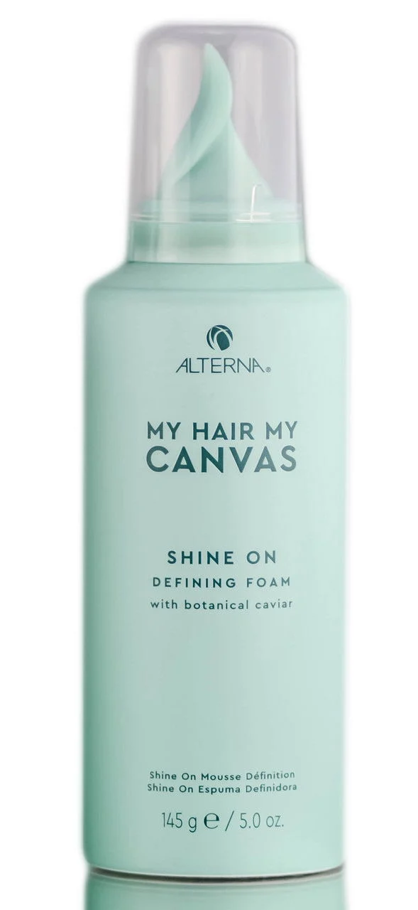 My Hair My Canvas Shine On Defining Foam - 5 oz