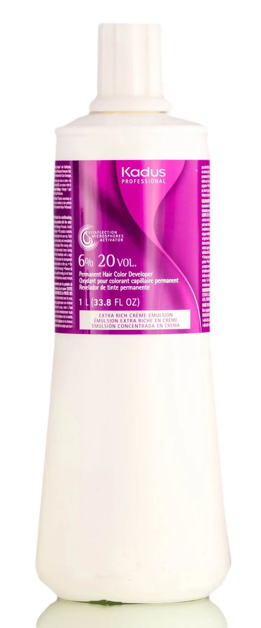 Kadus Professional Permanent Hair Color Developer 6% 20 Vol - 33.8 oz
