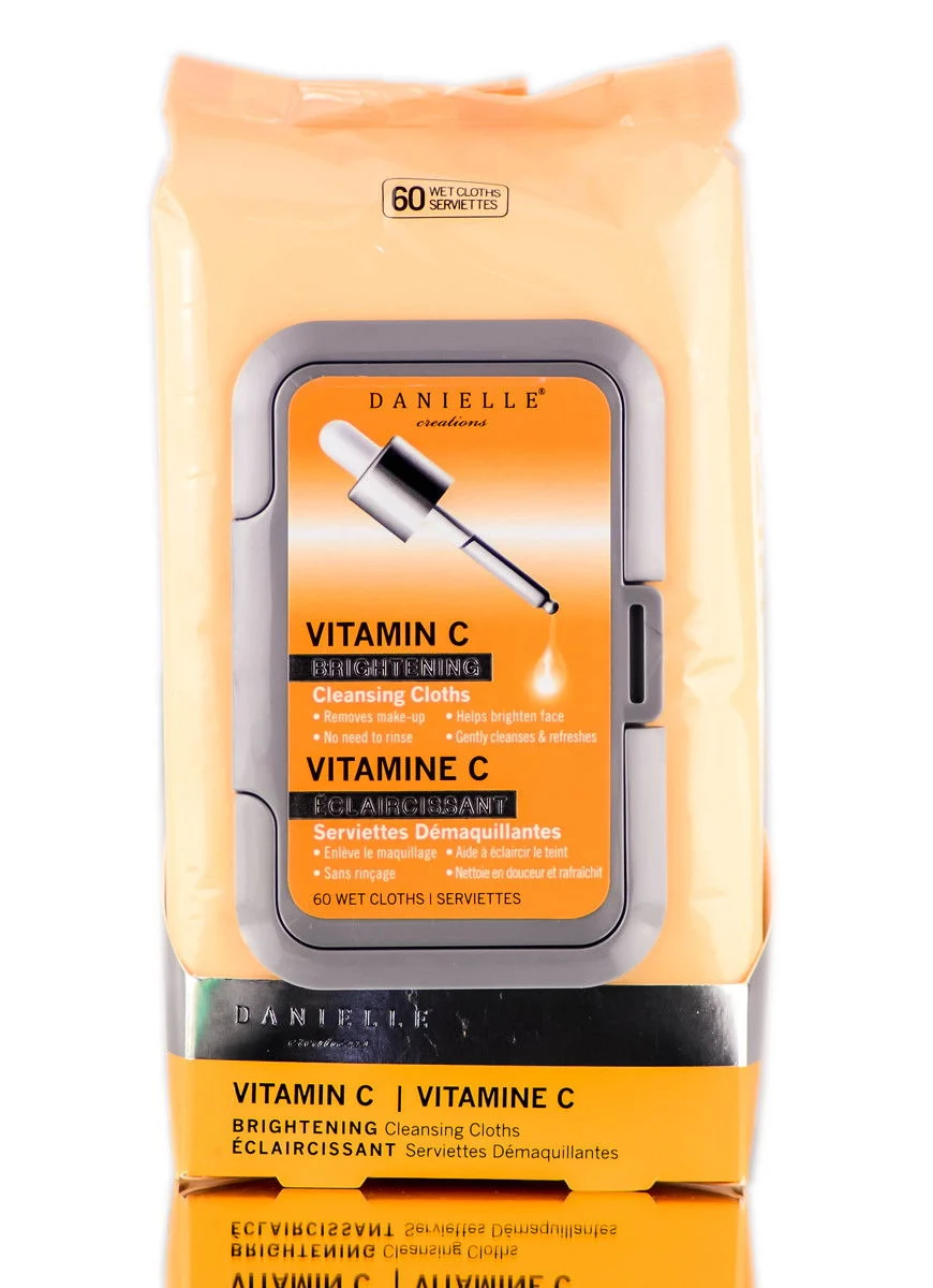 Danielle Creations Vitamin C Brightening Cleansing Cloths - Option: 60 Pack