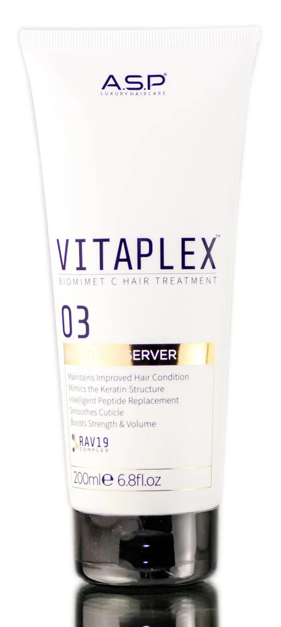 Affinage ASP Luxury Vitaplex Biomimetic Hair Treatment 03 Bond Preserver - 6.8 oz