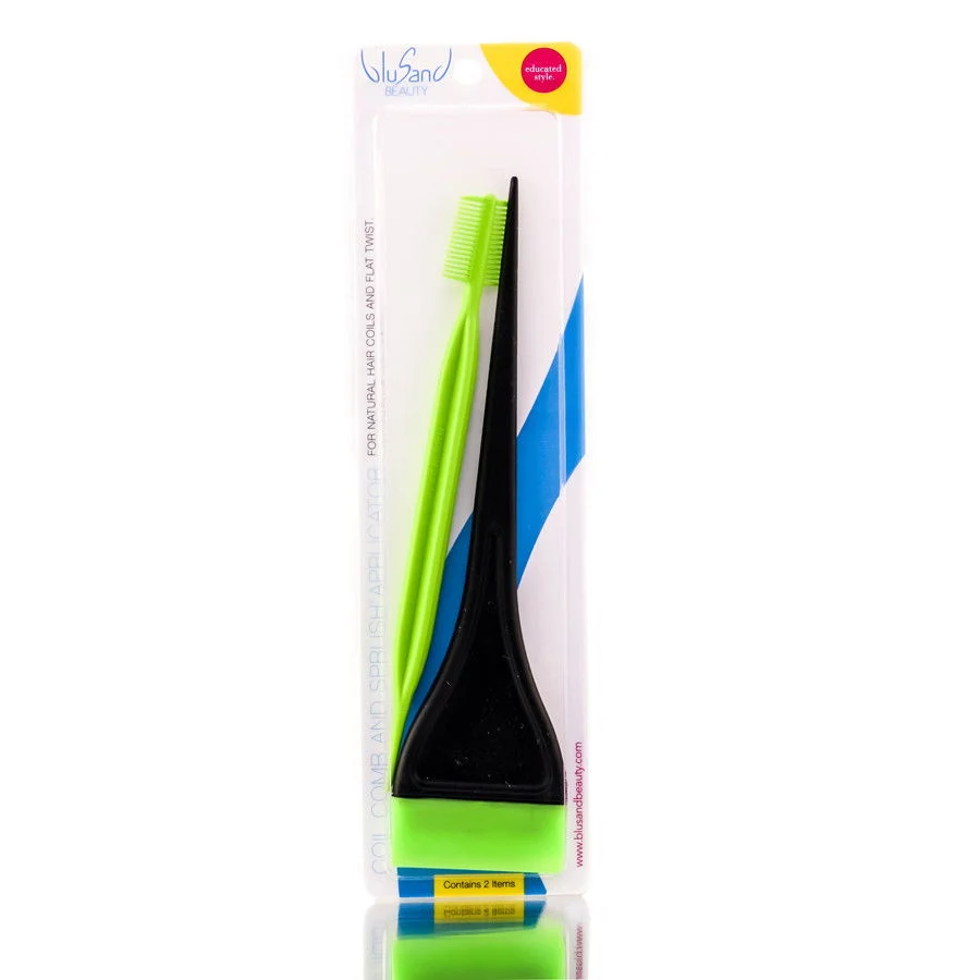 Coil Comb and Sprush Applicator - Option : Green