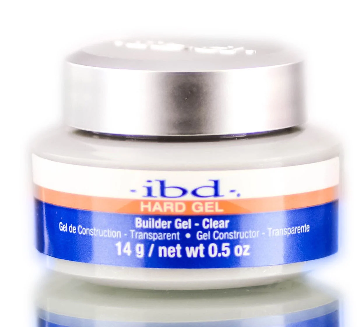Hard Gel Builder Gel - CLEAR - 0.5 oz