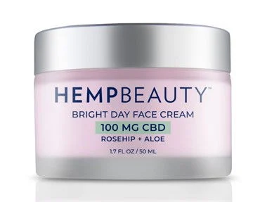 Bright Day Rosehip + Aloe Face Cream - 100 MG CBD / 1.7 oz