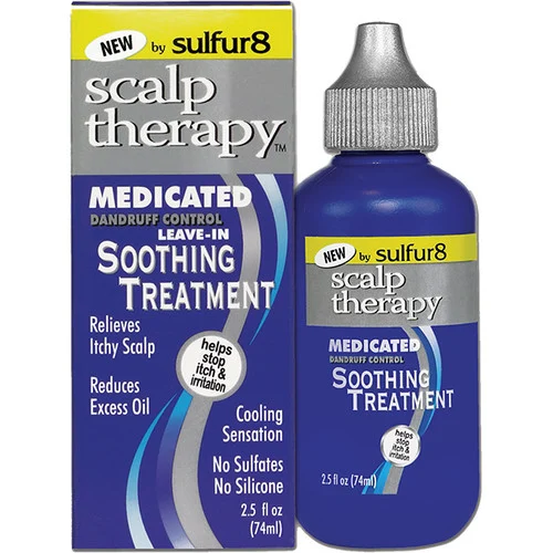 Sulfur 8 Medicated Scalp Therapy for soothing Leave-In Treatment 2.5 oz