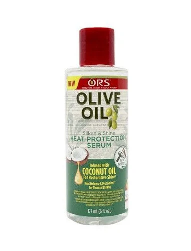 ORS Organic Root Stimulator Olive Oil Heat Protection Hair Serum 6 oz