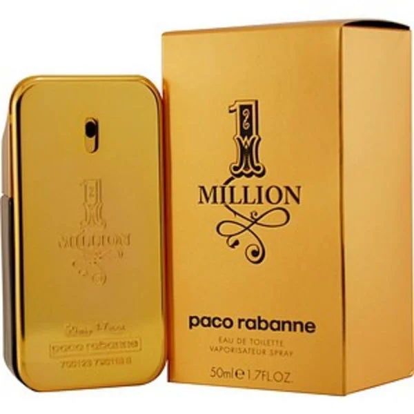 PACO RABANNE 1 MILLION MEN`S EDT SPRAY 1.7 OZ