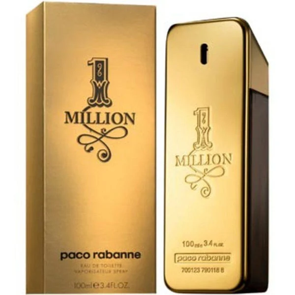 PACO RABANNE 1 MILLION MEN`S EDT SPRAY 3.4 OZ