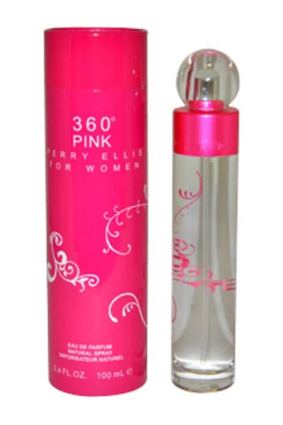 PERRY ELLIS 360 PINK WOMEN`S EAU DE Parfum SPRAY 3.4 OZ