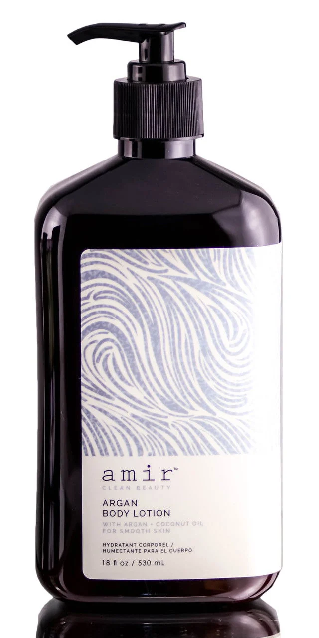 Amir Clean Beauty Argan Body Lotion with Argan+Coconut Oil - 18 oz